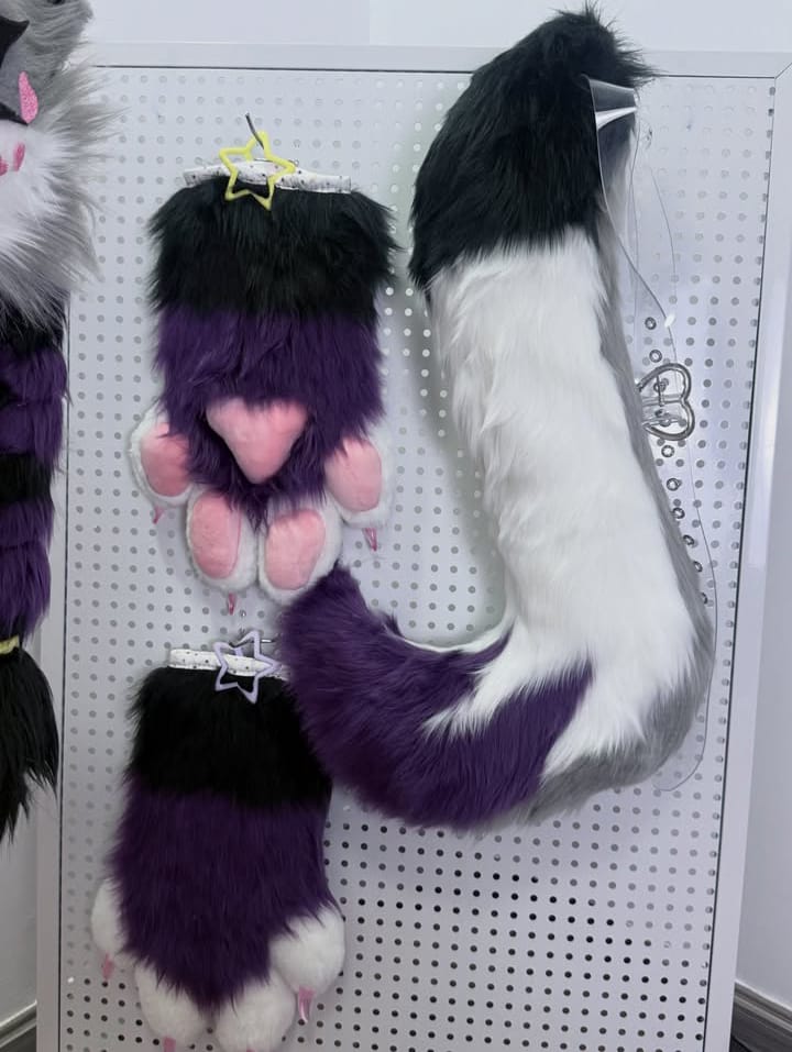 Plum Paws, fursuit paws